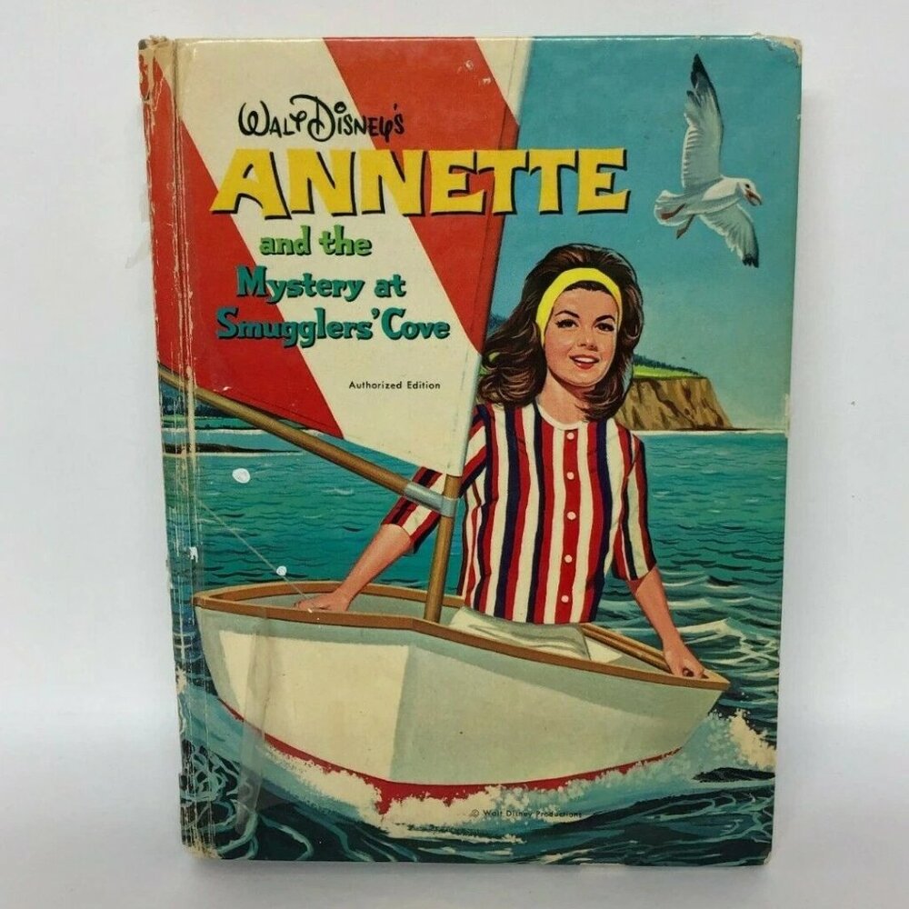 Vintage Walt Disney's Annette and the Mystery at Smugler's Cove 1963